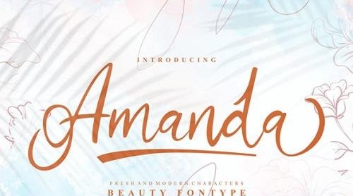 Amanda Beauty Font
