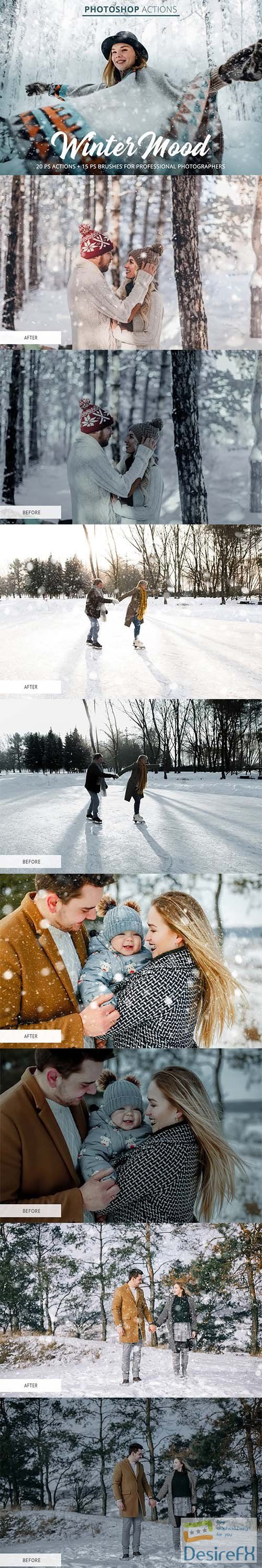 CreativeMarket - Winter Mood Actions for Photoshop