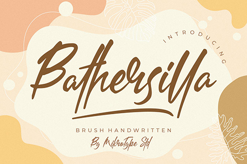 Bathersilla Brush Handwritten