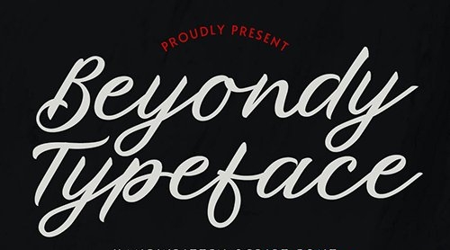 Beyondy Handwritten Script Typeface