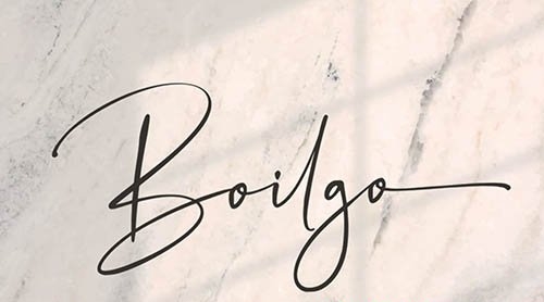 Boilgo Signature Font