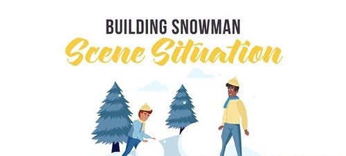 Building snowman - Scene Situation 29246597