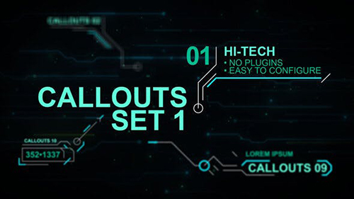 Callouts set 1 hi-tech 24318158