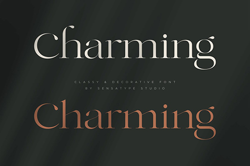 Charming - Classy & Decorative Font