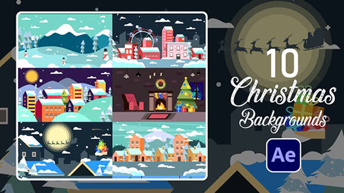 Christmas Backgrounds | After Effects 29504052