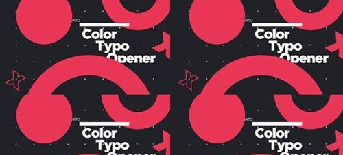 Colorful Typo Opener 29593043