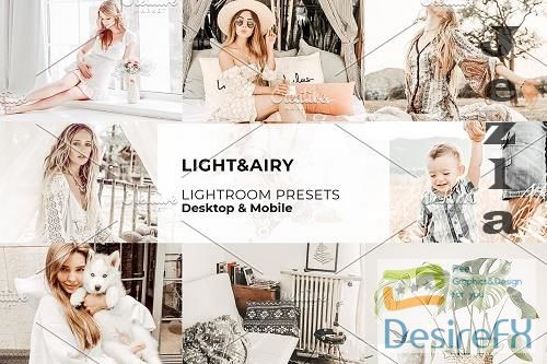 CreativeMarket - Light and Airy Lightroom Presets 5642263