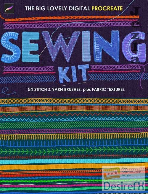 CreativeMarket - Procreate Sewing Brushes 5684796