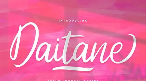Daitane | Beauty Modern Script