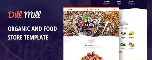 Dillmill - Organic and Food Store Template