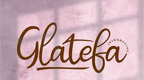 Glatefa | Modern Script Font