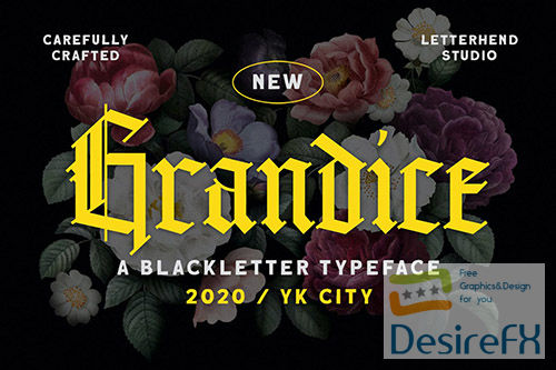 Grandice - Blackletter Typeface