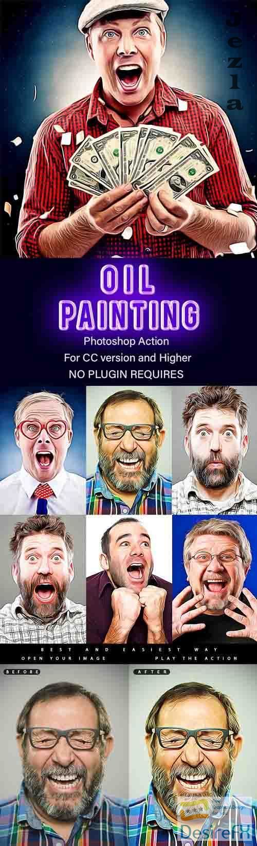 GraphicRiver - Oil Painting - Photoshop Action 28914826