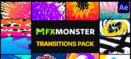 Handy Colorful Transitions | After Effects 29826233
