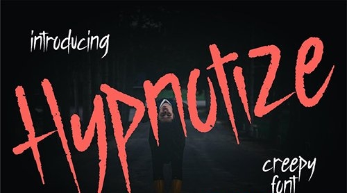Hypnotize | Creepy Font