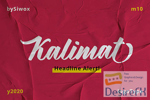 Kalimat - Logotype Fonts