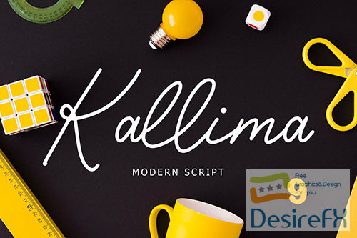 Kallima Modern Monoline Script Font
