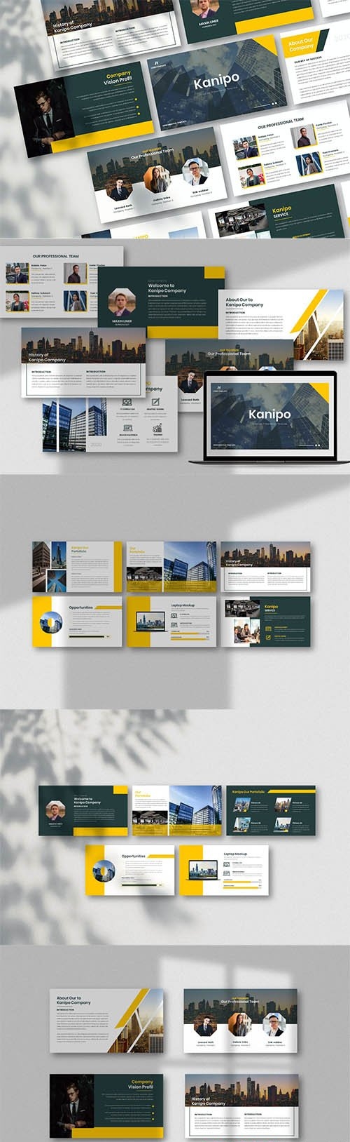 Kanipo-Business Powerpoint, Keynote and Google Slides Template