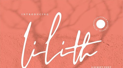Lilith | A Script Font