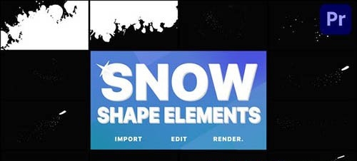 Magic Snow Elements | Premiere Pro MOGRT 29656735