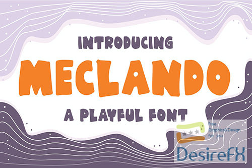 Meclando - A Playful Font