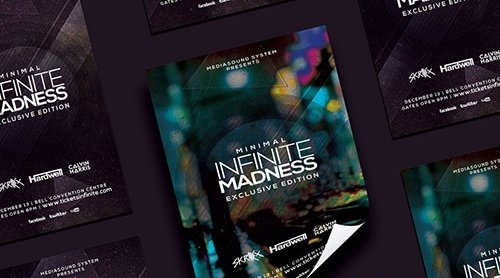 Minimal Madness Flyer 2 Versions