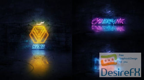 Neon Logo Reveal 22912859