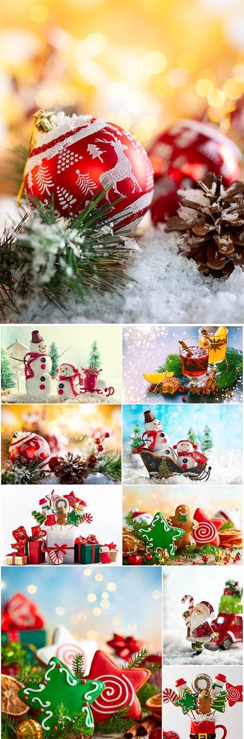 New Year and Christmas stock photos 87