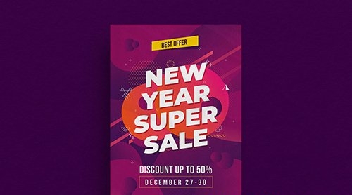 New Year's Sale Flyer