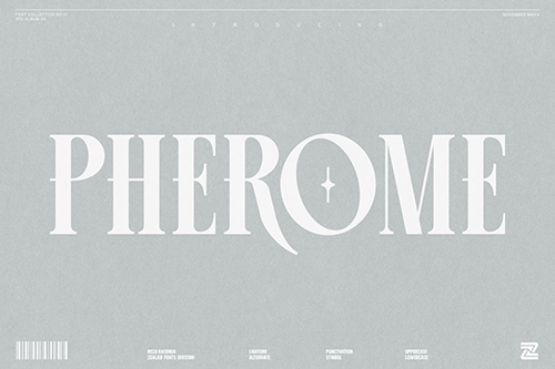 Pherome Display Font