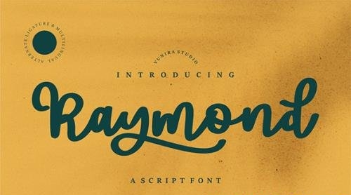 Raymond | Script Font