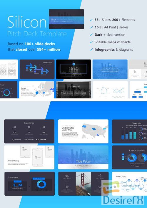 Silicon Investor Pitch Deck PPTX Template