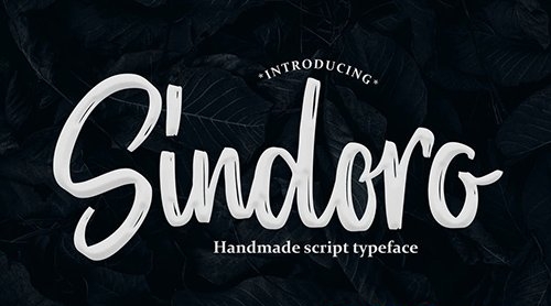 Sindoro - Handmade Script