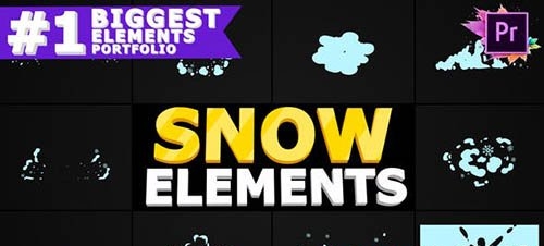 Snow Blasts | Premiere Pro MOGRT 29609344