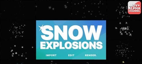 Snow Explosions | Motion Graphics 29521610