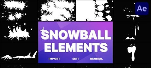 Snowball Elements | After Effects 29648320