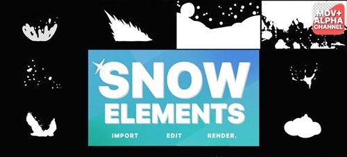 Snowy Elements | Motion Graphics 29621312