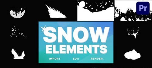 Snowy Elements | Premiere Pro MOGRT 29621300