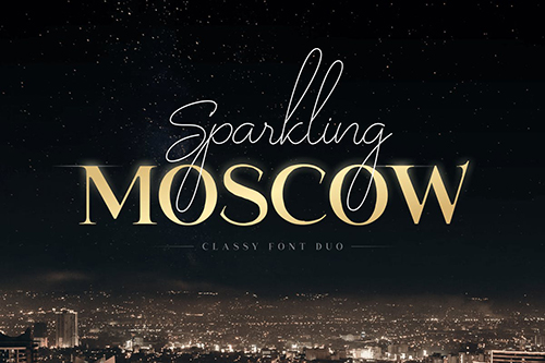Sparkling Moscow - Classy Font Duo