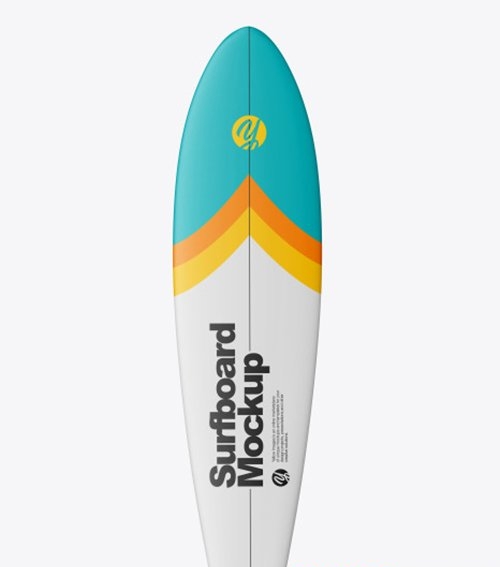 Surfboard Mockup - Front View 48740