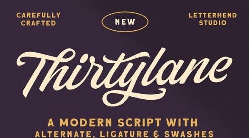 Thirtylane - Modern Script