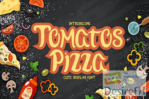 Tomatoz Pizza Display Font