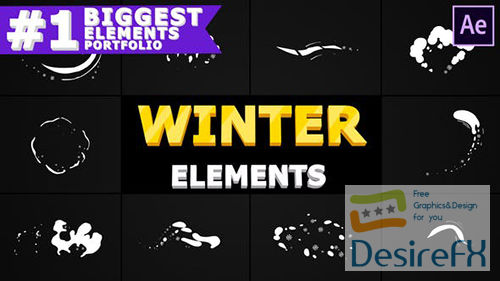 Winter Elements Pack | After Effects 29593330