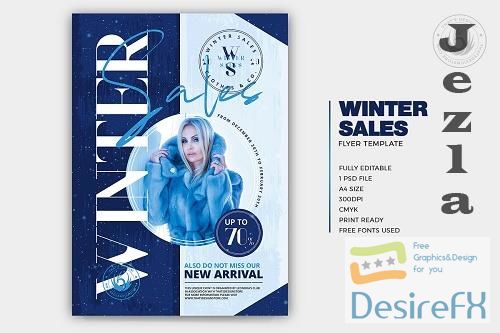 Winter Sale Flyer Template - 5715466