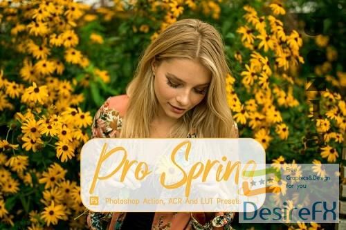 15 Pro Spring Photoshop Actions, ACR, LUT Presets - 1159440