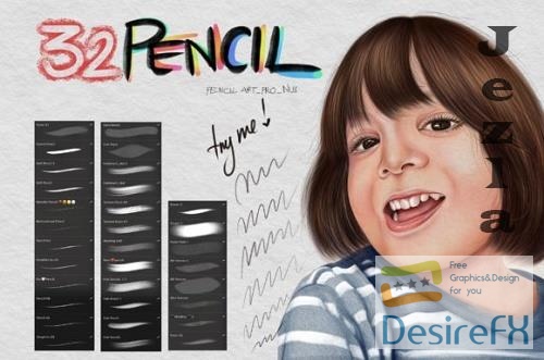 32 Pencil pro create brush