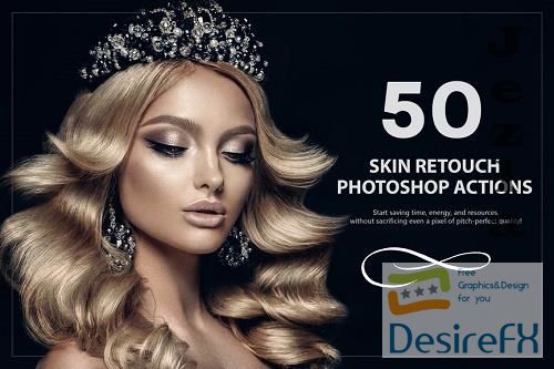 50 Skin Retouch Photoshop Actions