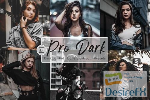 8 Pro Dark Mobile and Desktop Lightroom Presets - 1170640