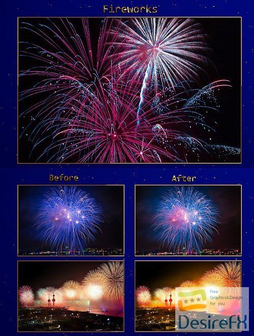75 Fireworks Lightroom Presets Collection