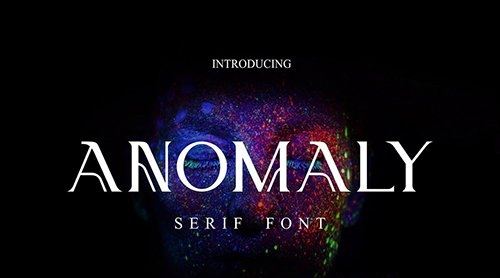 Anomaly | Modern Serif Font